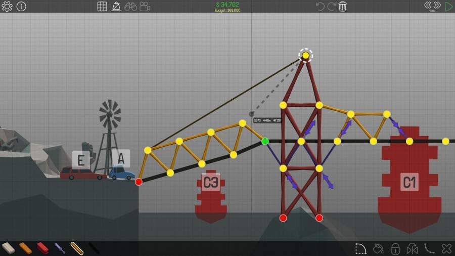 造桥模拟器游戏图1