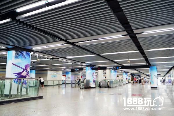 《崩坏3》夏日特供“休伯利安专列”亮相上海、广州地铁站[多图]图片7