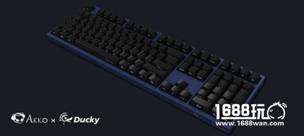 Akko X Ducky发布3108宝石蓝PBT侧刻机械键盘[多图]图片4