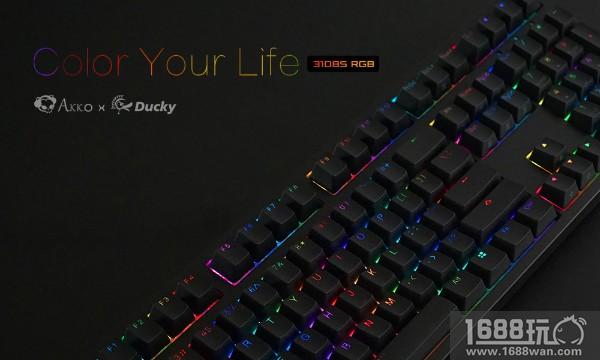幻彩来袭!Akko Ducky发布3108S Cherry RGB机械键盘[多图]图片2