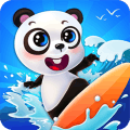 熊猫冲浪游戏