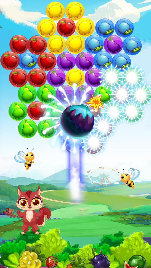 水果泡泡龙射击游戏安卓版图片1