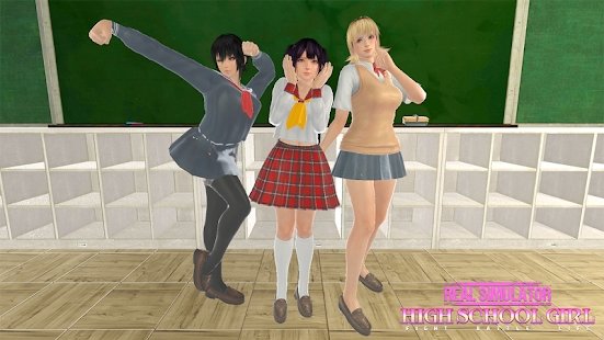 现实模拟器高中女生战斗生活游戏中文版图1: