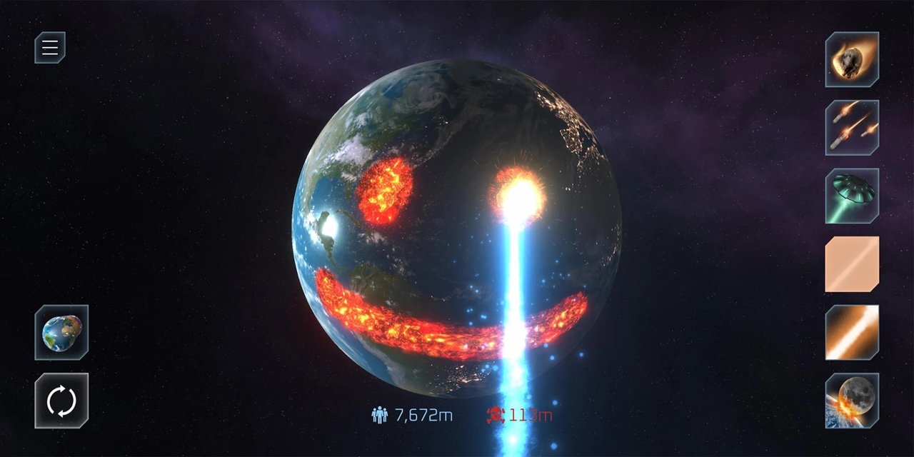 星球毁灭模拟器2023无广告最新游戏图1: