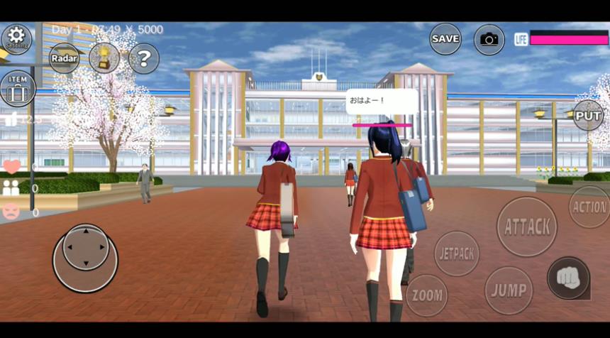 校园女生模拟器mod游戏中文版图1: