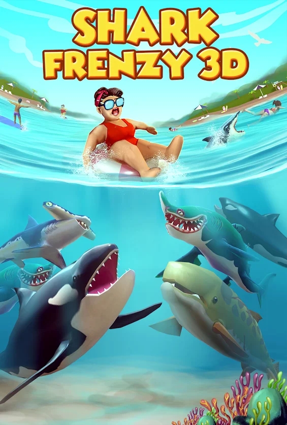 鲨鱼狂潮3D游戏安卓版图1: