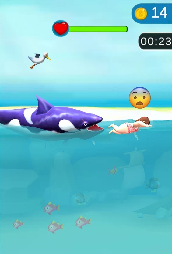鲨鱼狂潮3D游戏安卓版图片2