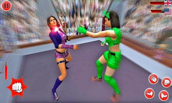 超级明星女孩摔跤游戏手机版图片1