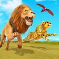 热带草原动物赛跑3D游戏
