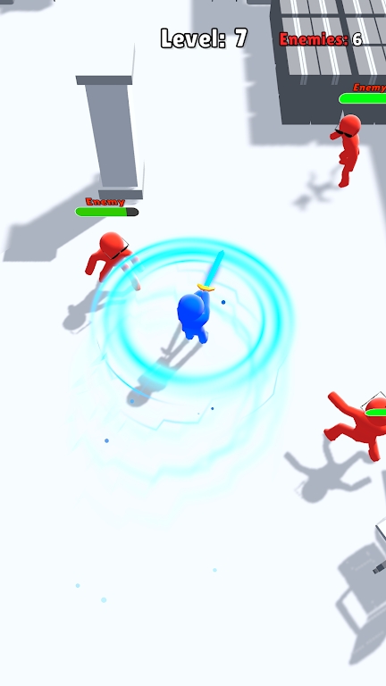 3D旋转大宝剑游戏安卓版（Spinning Man 3D）图3: