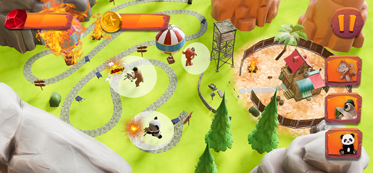 忍者猴子气球大战游戏免费版图片1