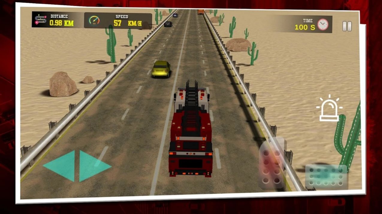 死亡公路驾驶模拟游戏安卓版（Rescue Lane Simulator）图片1