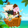 粉红小猪海盗大冒险游戏