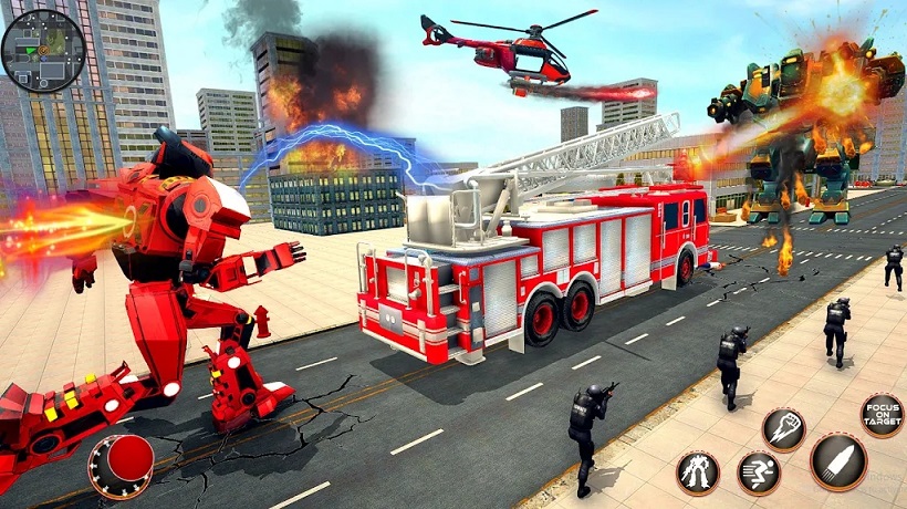 应急消防机器人3D游戏图1