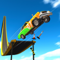 大坡道汽车跳跃游戏安卓版 v0.04