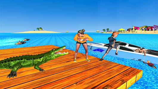 愤怒的鳄鱼恐怖袭击游戏手机版图1: