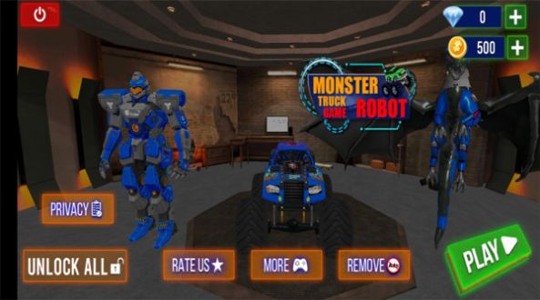 怪兽卡车机器人游戏最新版图片1