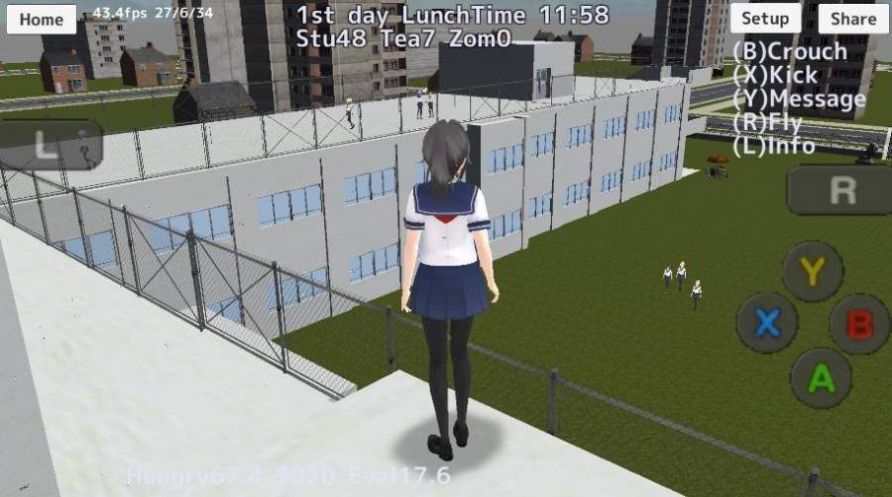 樱花校园模拟器2022年最新版7月无广告中文版（SAKURA SchoolSimulator）图片1