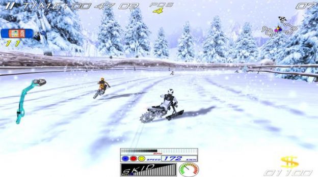 雪地极限自行车安卓版游戏图2: