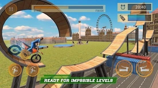 伦敦城市摩托车特技游戏安卓版图3: