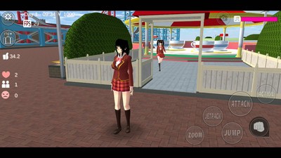 樱花校园模拟器2022年最新版追风中文汉化版图1: