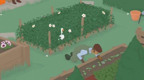 沙雕大鹅模拟器游戏中文版（Untitled Goose Game）图1: