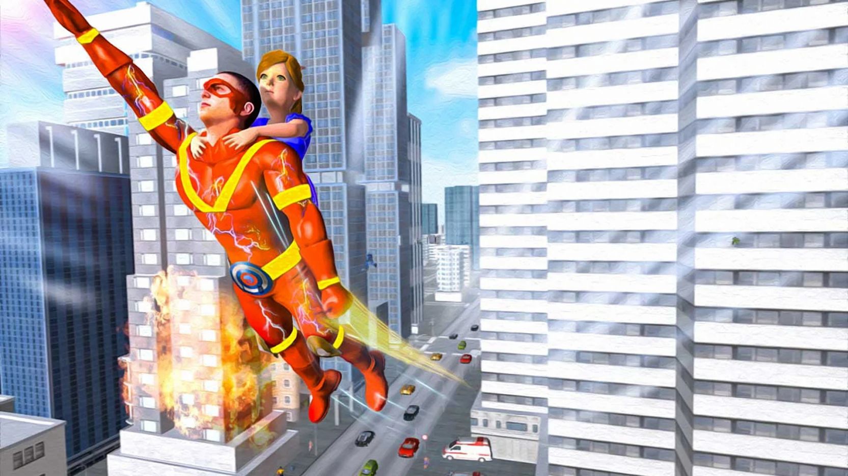 飞行超人城市英雄游戏安卓版图3: