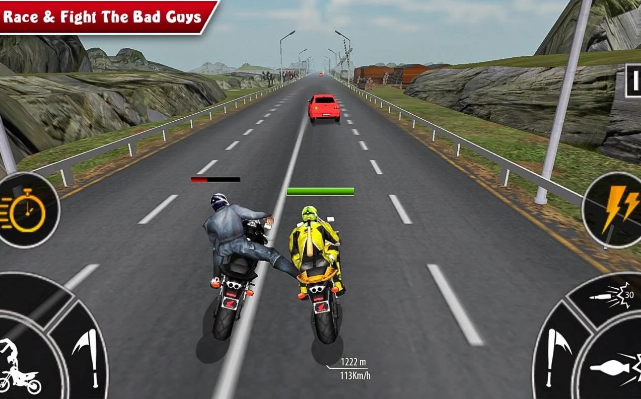 摩托车攻击赛3d游戏安卓版图2: