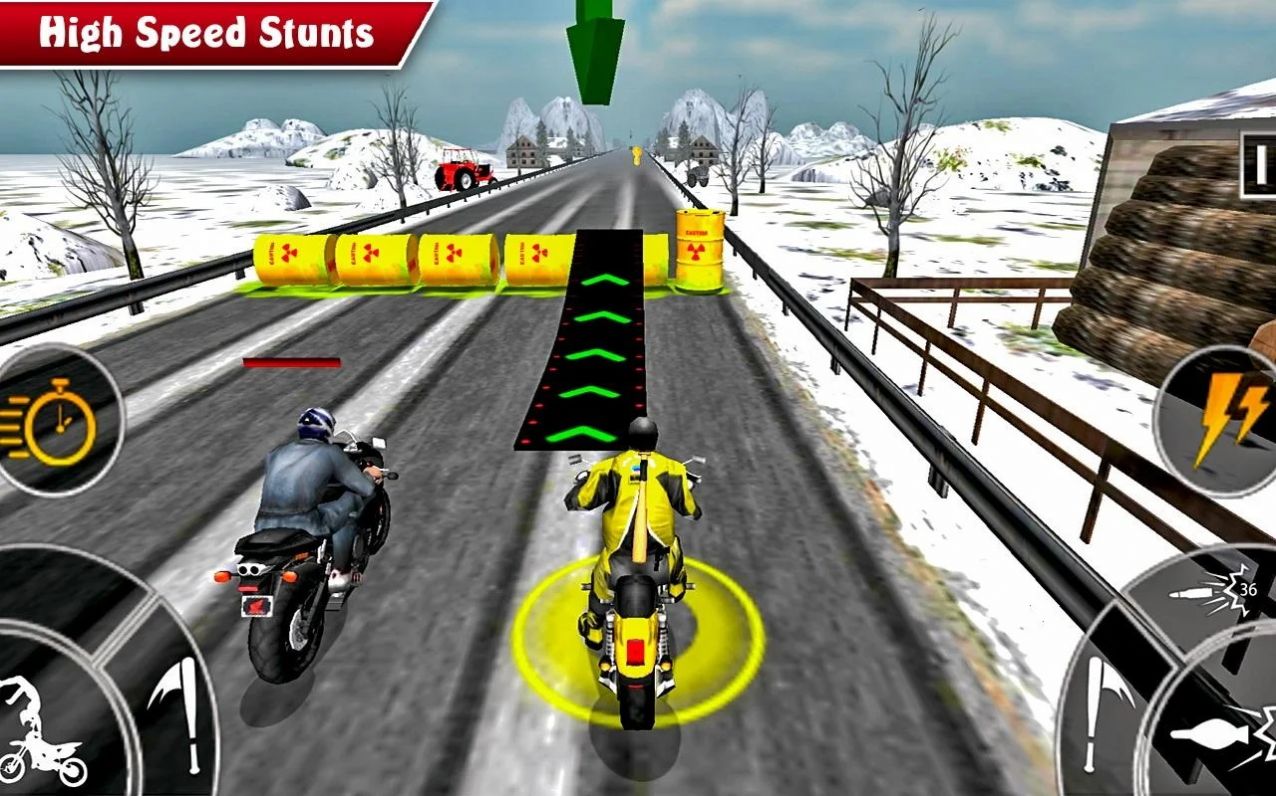 摩托车攻击赛3d游戏安卓版图3: