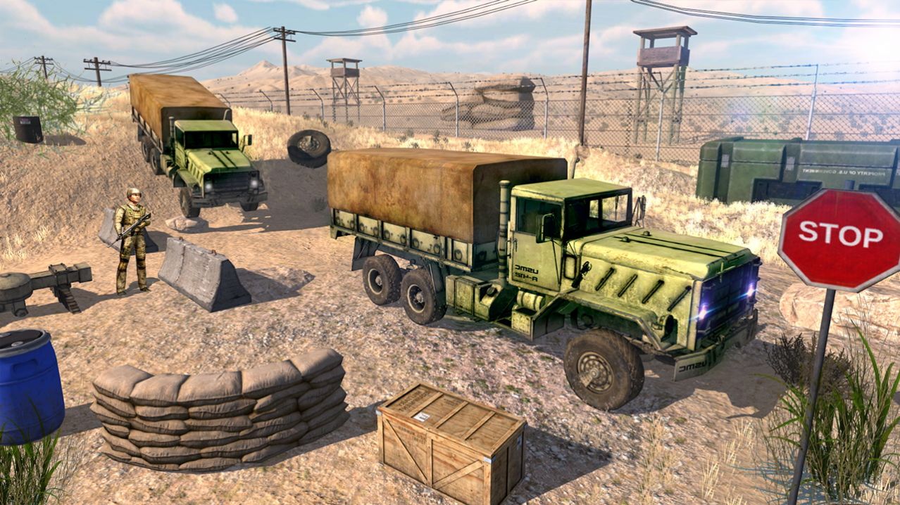 军用物资运输车模拟器游戏中文版图2:
