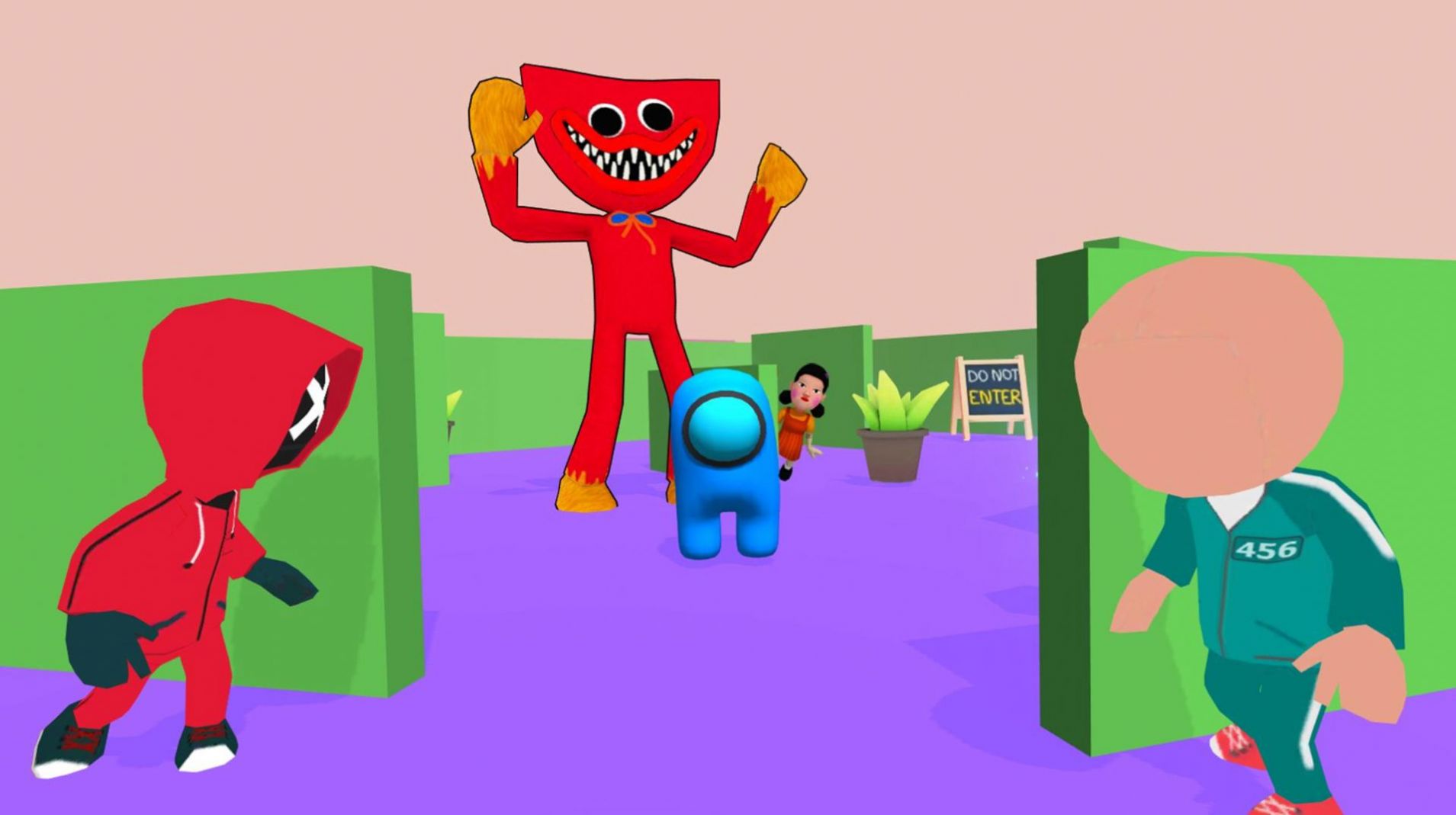 怪物逃生捉迷藏游戏手机版（Poppy Monster Escape）图1:
