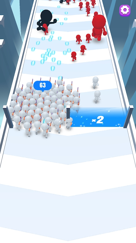 人群竞赛奔跑与枪战3D游戏免费版图1: