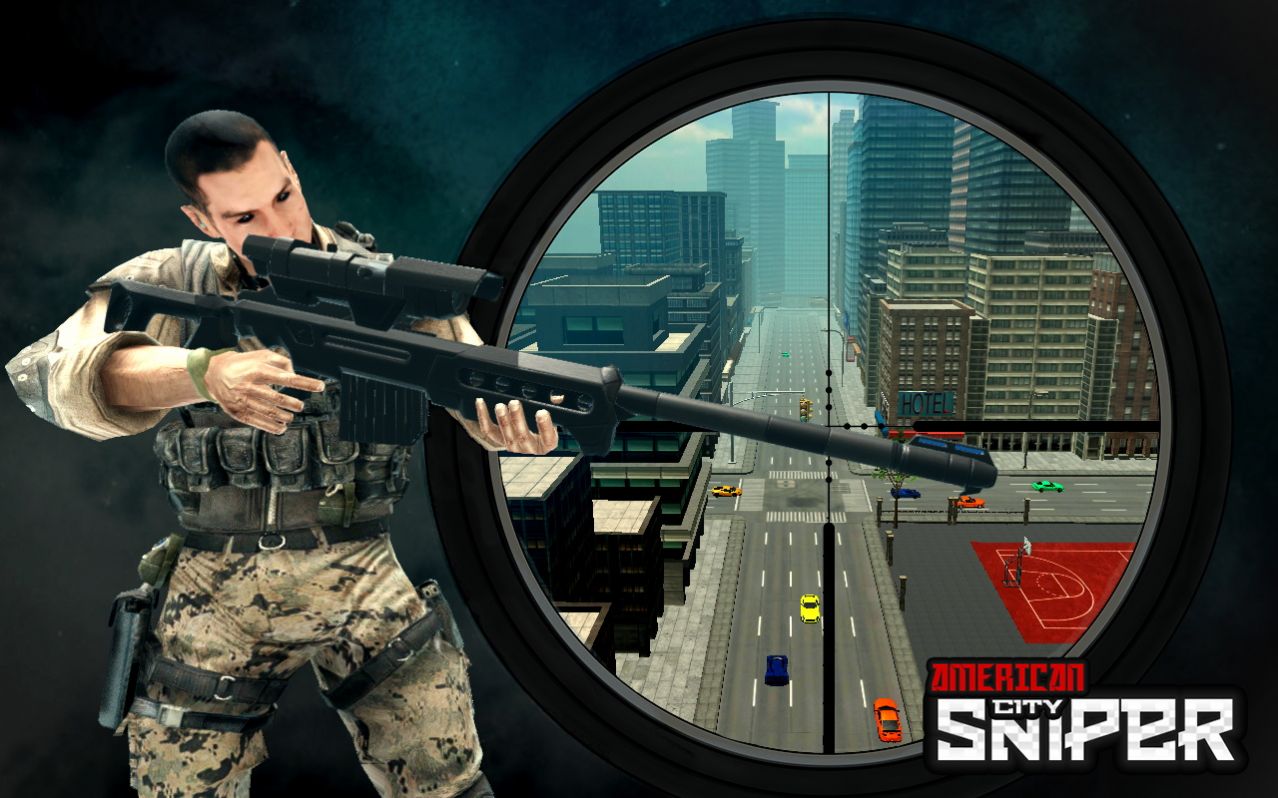 狙击猎人3d游戏安卓版（American City Sniper Shooter）图1: