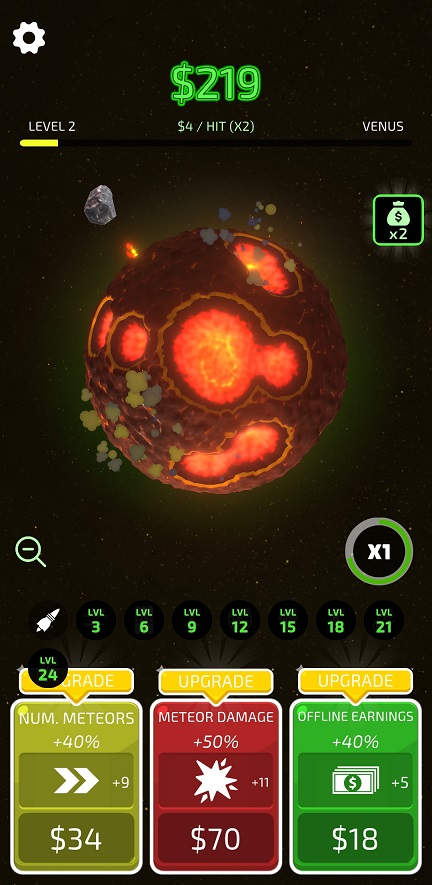 空闲星球毁灭游戏手机版（Idle Planet Destroyer）图3: