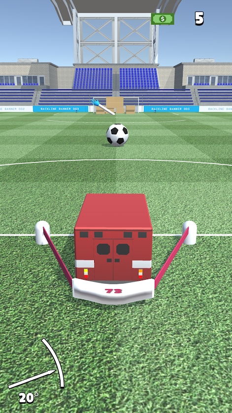 弹射篮球门游戏官方手机版（Car Sling Goal）图1: