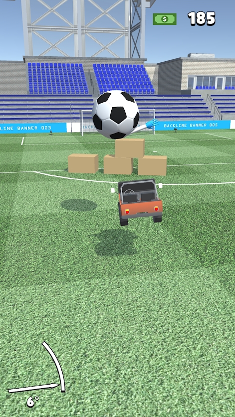弹射篮球门游戏官方手机版（Car Sling Goal）图3: