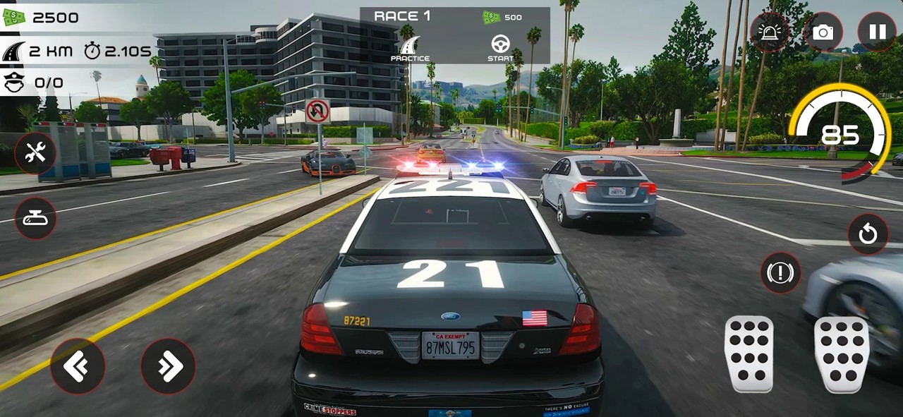 公路警察追逐游戏图2