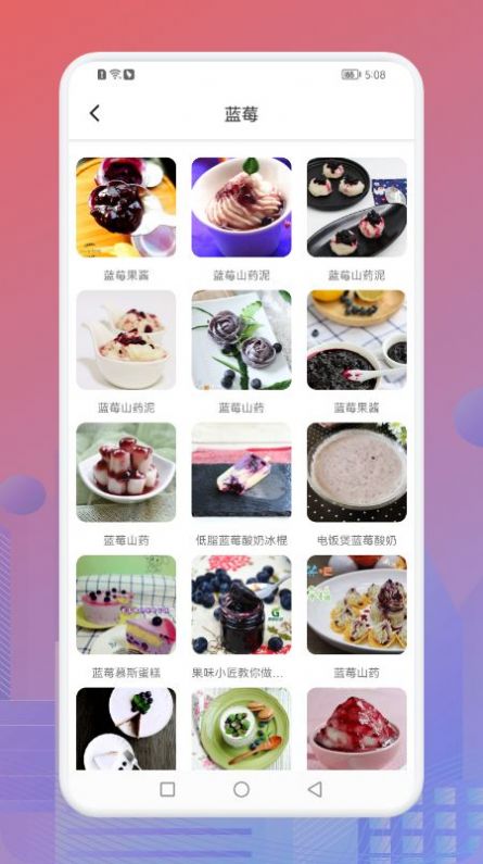幸福生活的蓝莓餐食谱app安卓版图3: