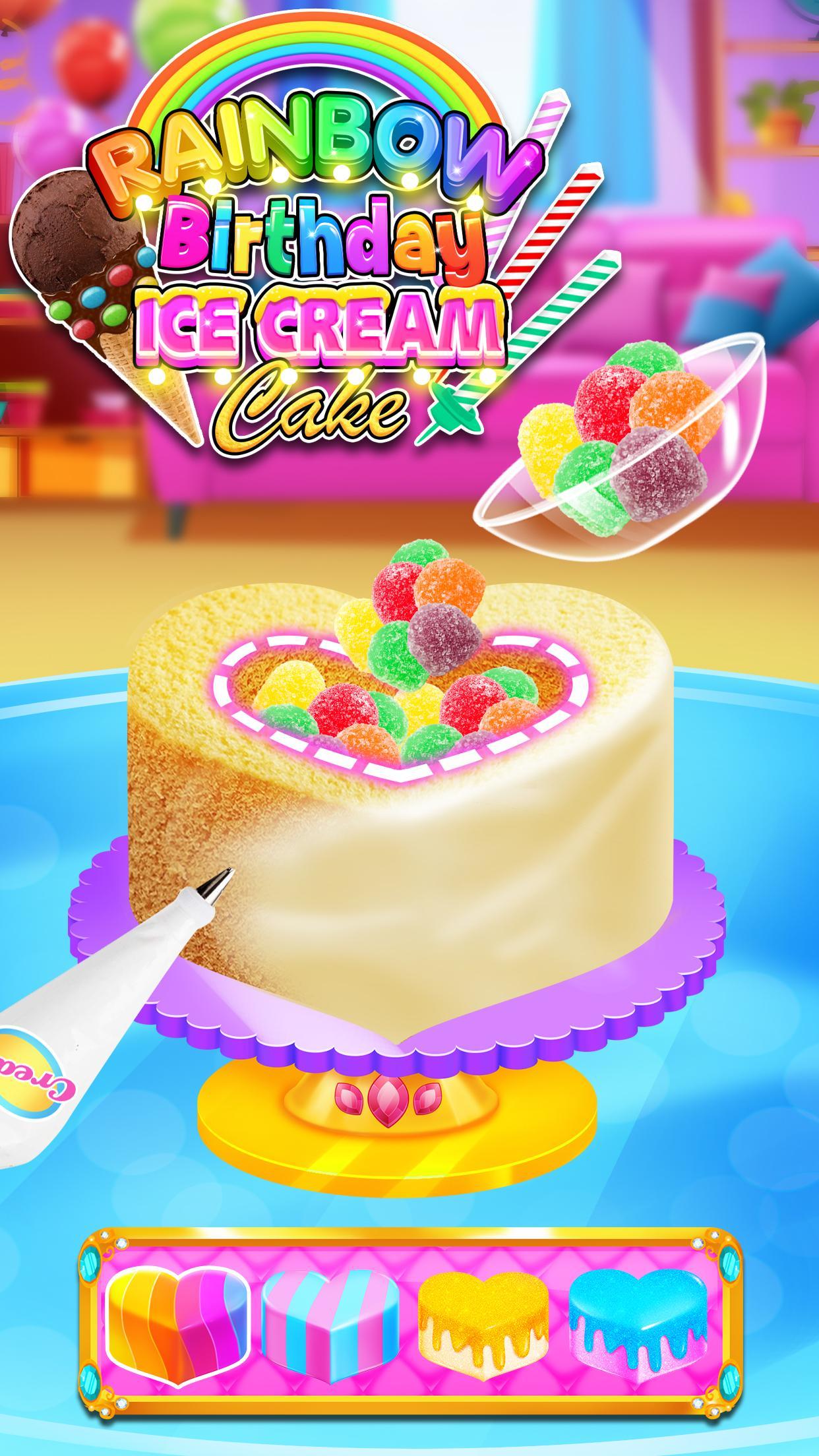 彩虹生日蛋糕制作游戏手机版图片1