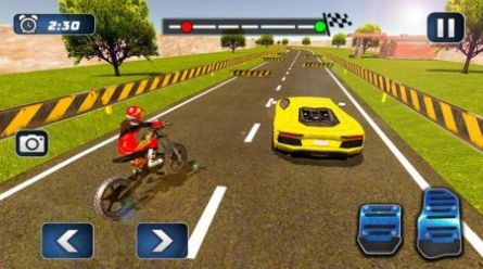 跑车与摩托车赛车游戏手机版图2: