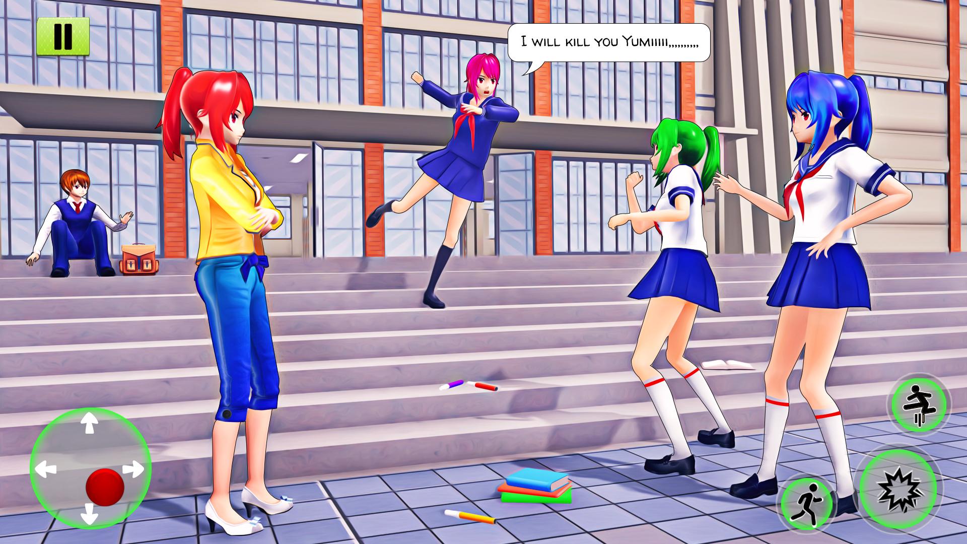 动漫校园女孩生活模拟器游戏手机版图3: