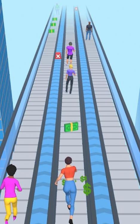 3D扶梯冲刺赛游戏汉化版图片1