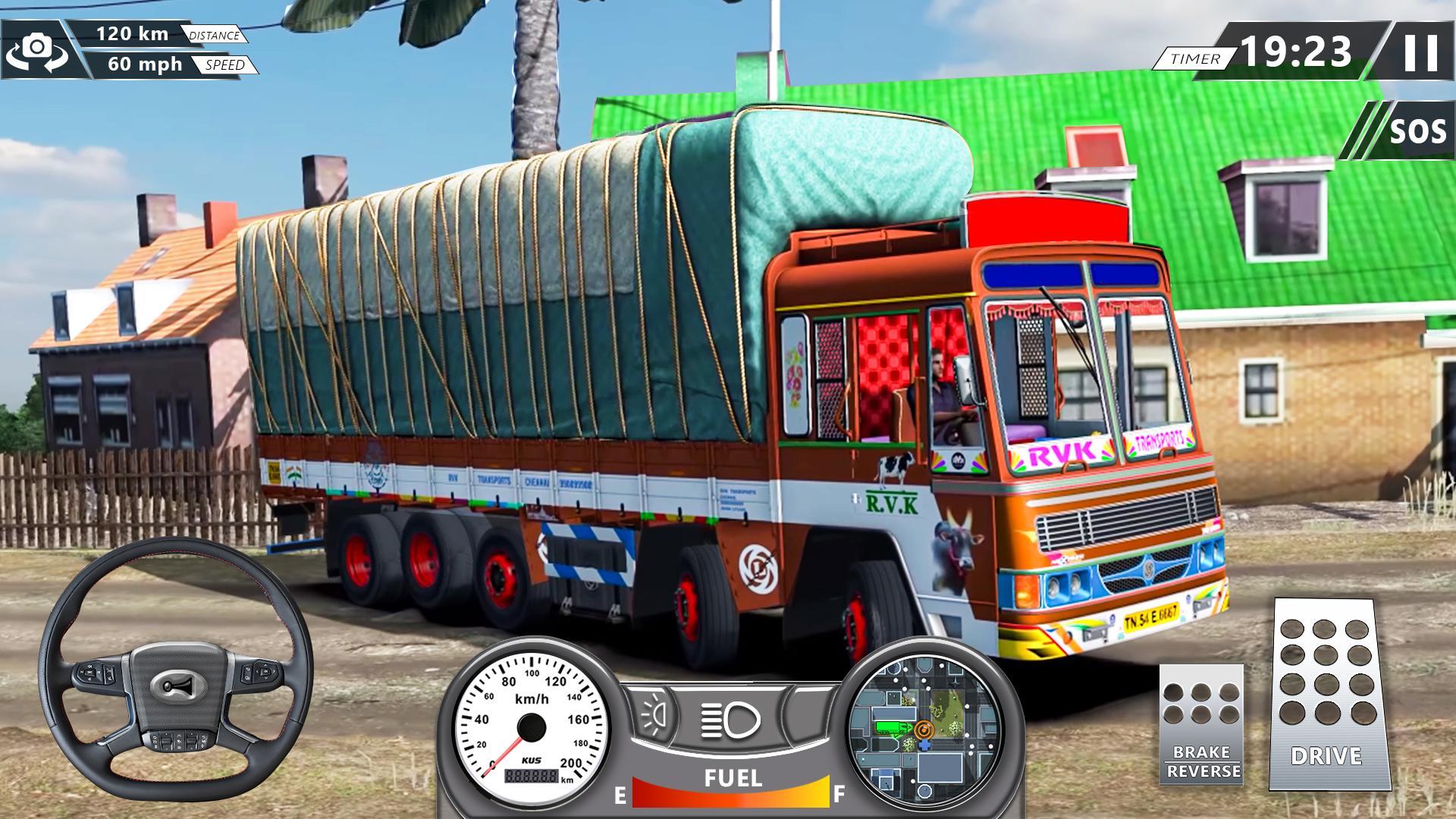 欧洲模拟器卡车拉货游戏手机版图片1