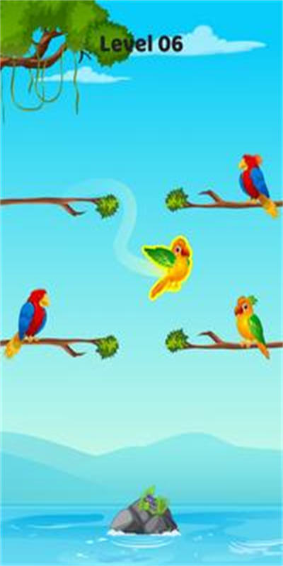 鸟类颜色排序游戏图1