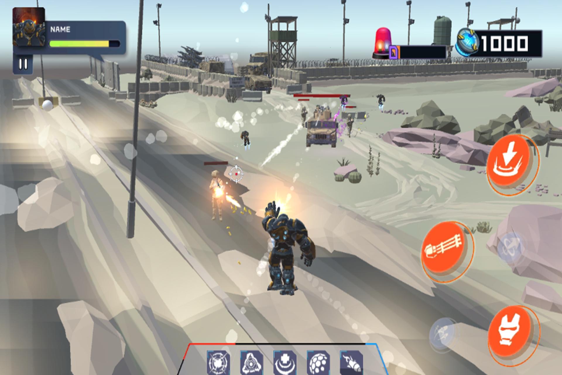 超级城市钢铁机器人游戏手机版图片1