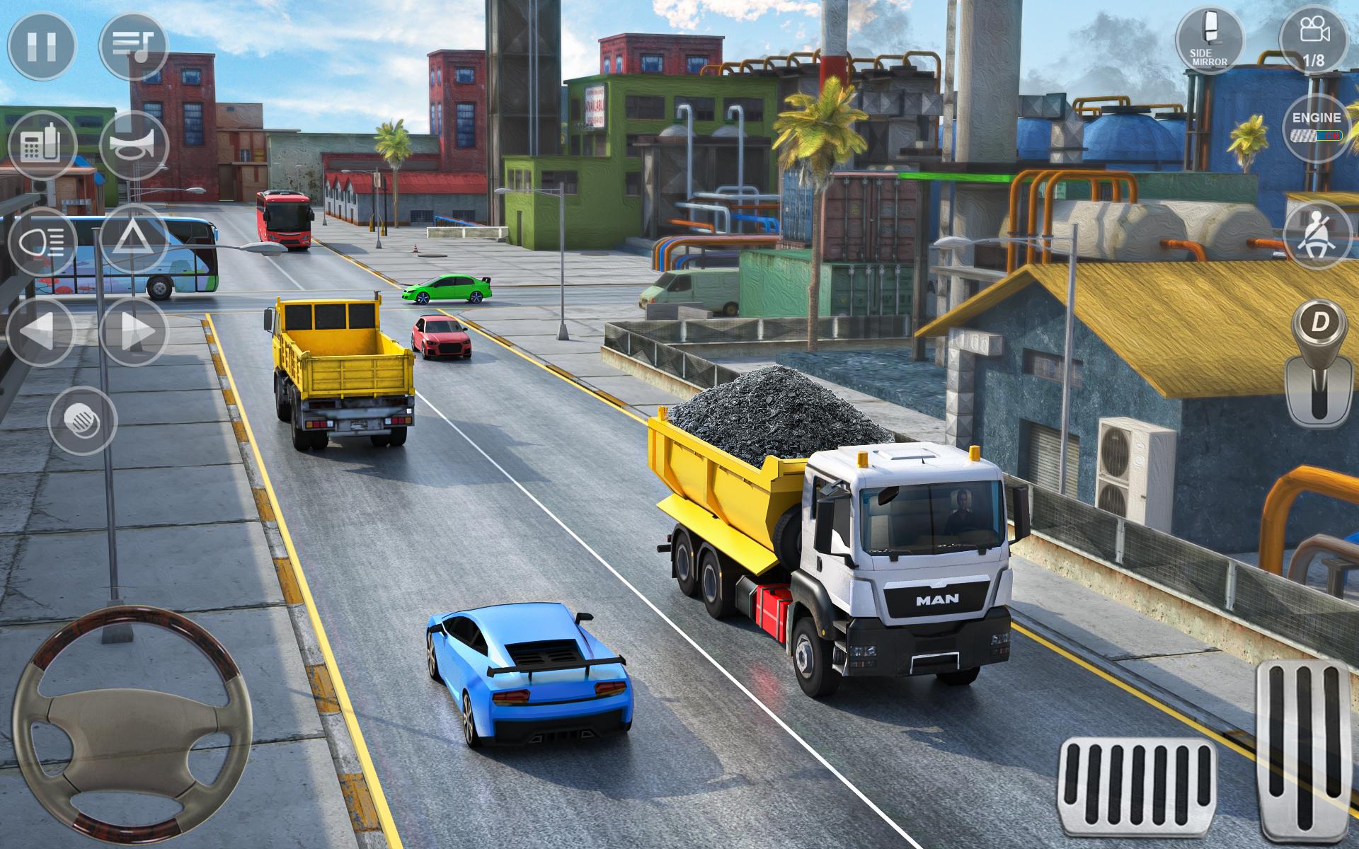 城市货车驾驶模拟器游戏图1