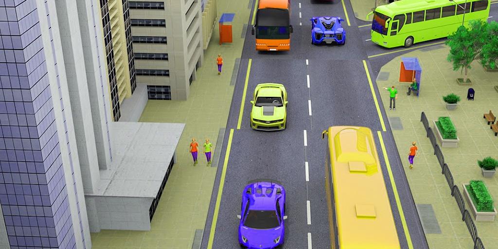 城市出租车模拟驾驶长途游戏图3