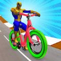 超级英雄自行车赛游戏