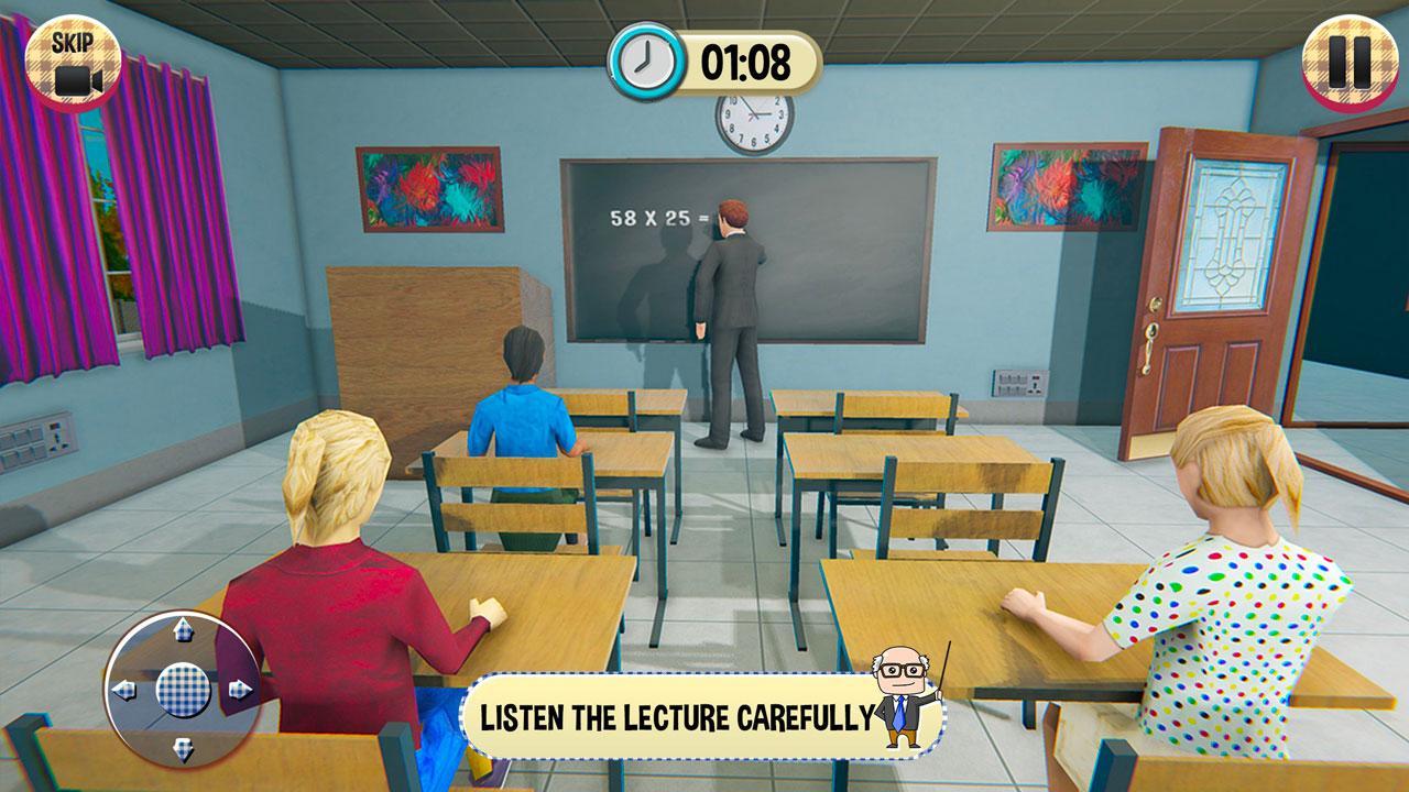 虚拟学校女孩模拟器游戏安卓版图片1