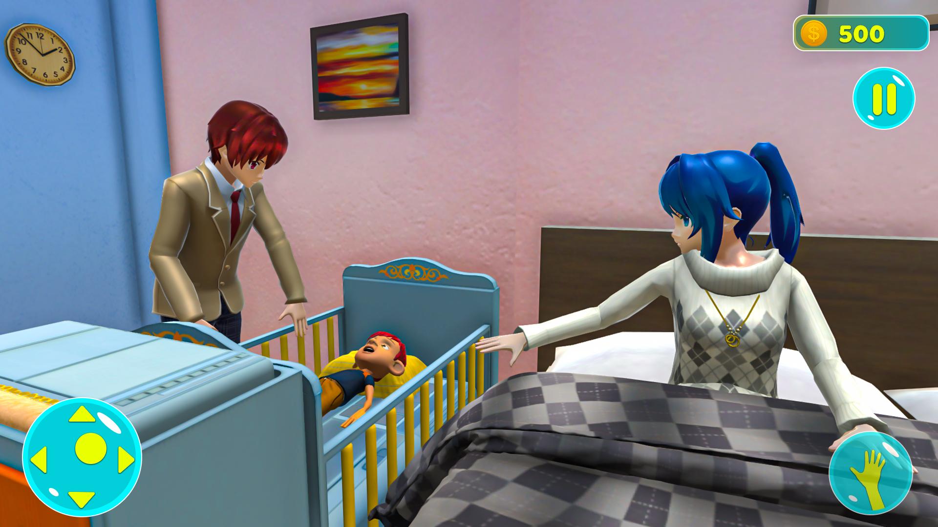 动漫怀孕模拟器生孩子游戏安卓版图2: